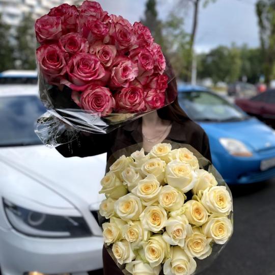 Розы с крупным бутоном 40см